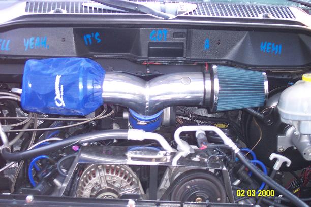 3SP Polished Dual Filter Intake System 02-08 Dodge Ram 4.7L - Click Image to Close